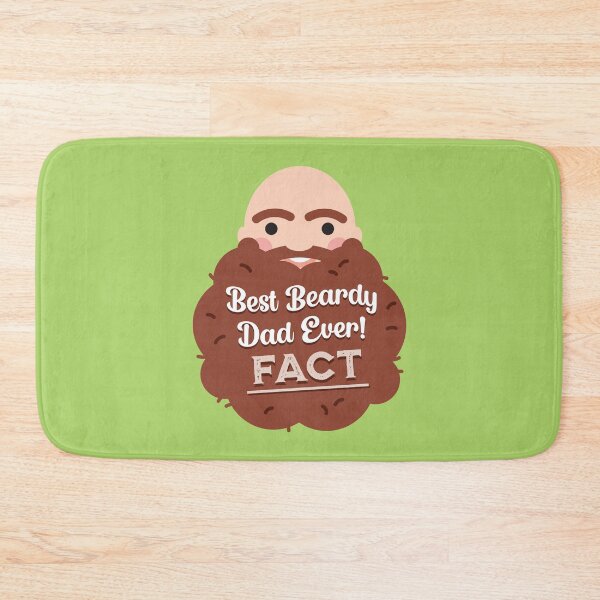 Item preview, Best (Brown) Beardy Dad Ever FACT! designed and sold by VicEllisArt.