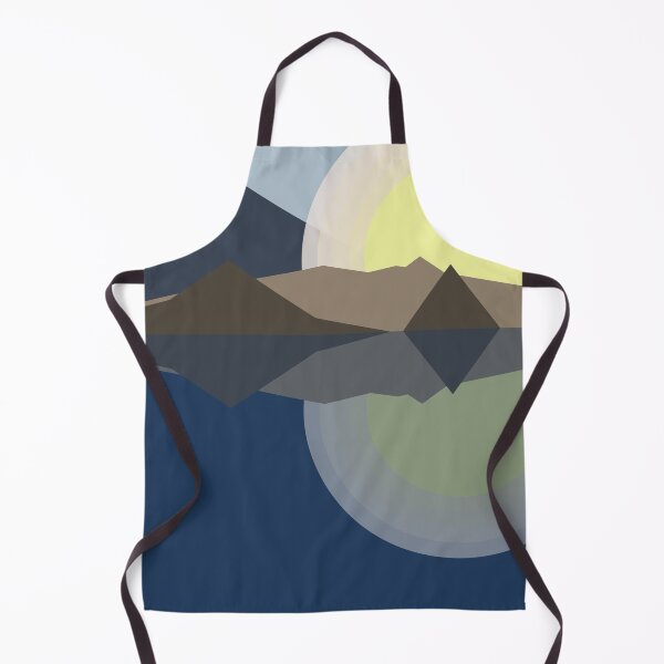 Item preview, Geometric landscape generative art poster illustration designed and sold by IuriiVlasenko.