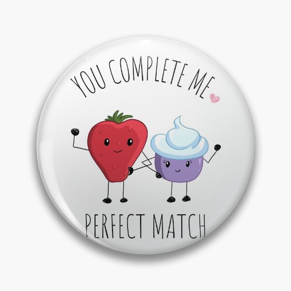 Item preview, Strawberry and Cream |Perfect Match |You Complete Me designed and sold by CaratCo.