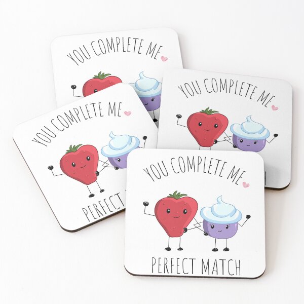 Item preview, Strawberry and Cream |Perfect Match |You Complete Me designed and sold by CaratCo.