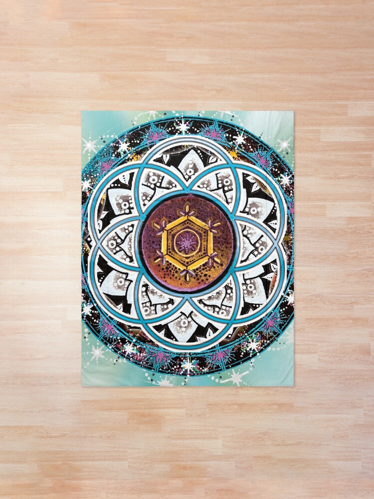 Alternate view of Cosmic Mandala Comforter