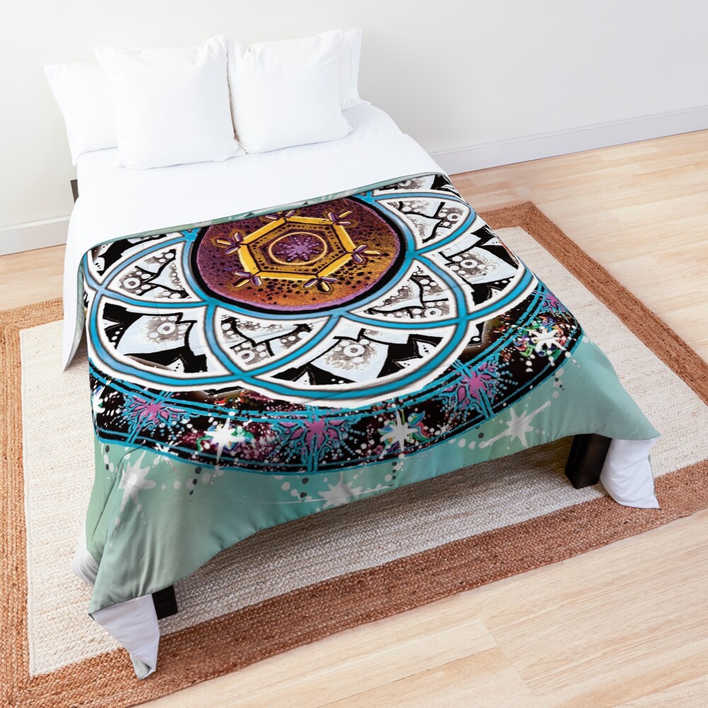 Cosmic Mandala Comforter