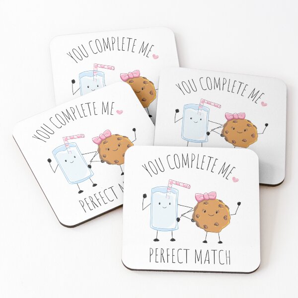 Item preview, Cookies and Milk |Perfect Match |You Complete Me designed and sold by CaratCo.