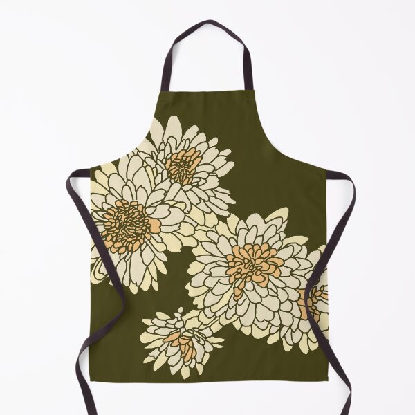 Item preview, Flowy floral - yellow chrysanthemum (mums) designed and sold by PBerry.