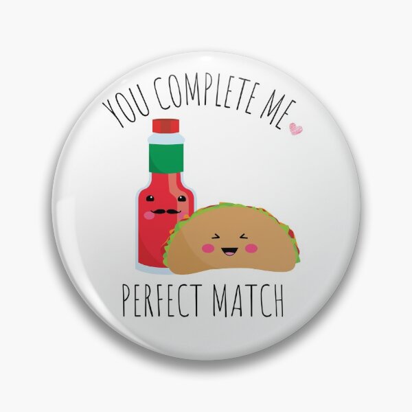 Item preview, Tacos and Salsa |Perfect Match |You Complete Me designed and sold by CaratCo.