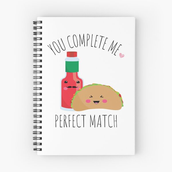 Item preview, Tacos and Salsa |Perfect Match |You Complete Me designed and sold by CaratCo.