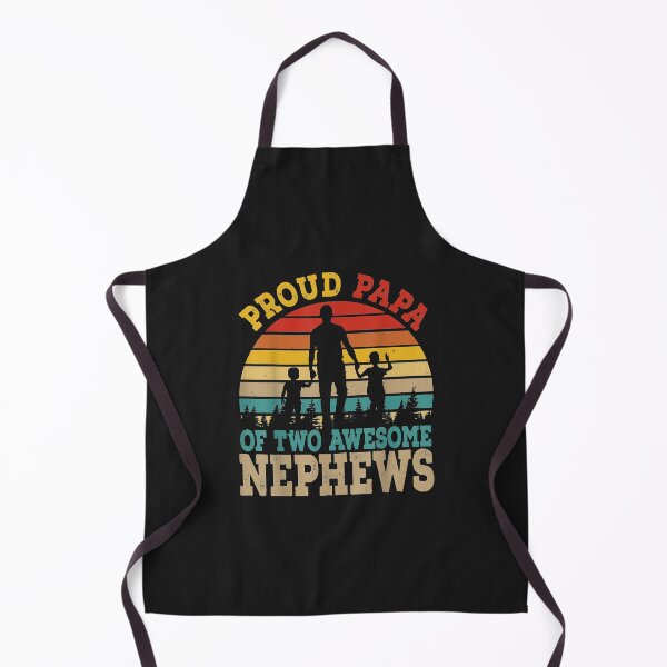 Item preview, Proud Papa Of Two Awesome Nephews Happy Fathers Day TShirt12 designed and sold by emilydor.