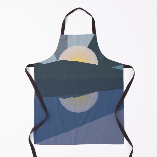 Item preview, Gemetric landscape generative art poster illustration designed and sold by IuriiVlasenko.