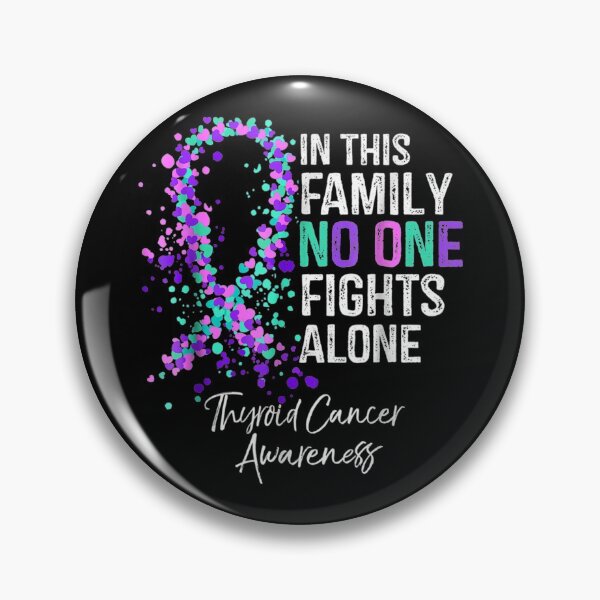 Item preview, In This Family No One Fights Alone designed and sold by ThyroidFighter.