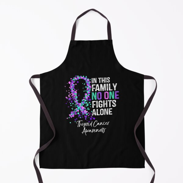 Item preview, In This Family No One Fights Alone designed and sold by ThyroidFighter.