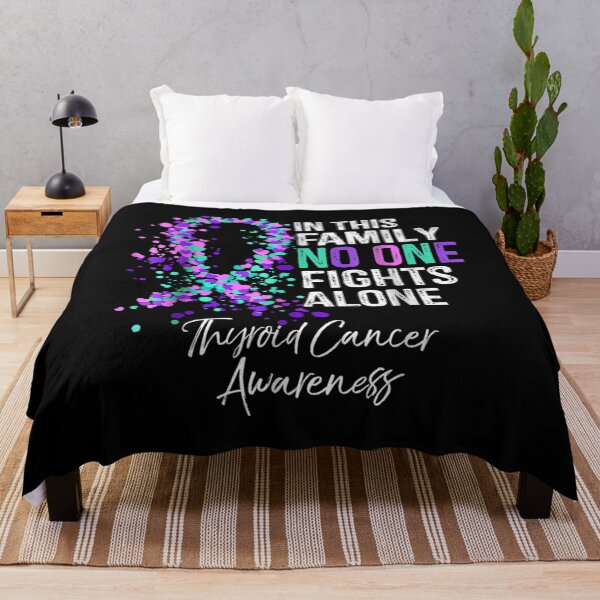 Item preview, In This Family No One Fights Alone designed and sold by ThyroidFighter.
