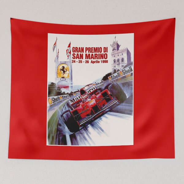 Item preview, SAN MARINO: Vintage 1998 Gran Premio Auto Racing Print designed and sold by posterbobs.
