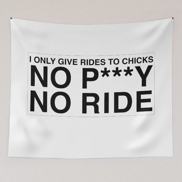 Item preview, I only give rides to chicks - Girls only - no free rides designed and sold by estudio3e.