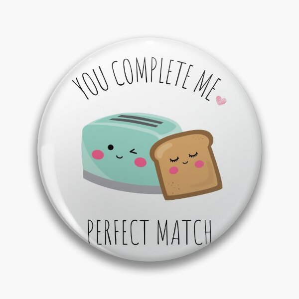 Item preview, Toast and Toaster |Perfect Match |You Complete Me designed and sold by CaratCo.