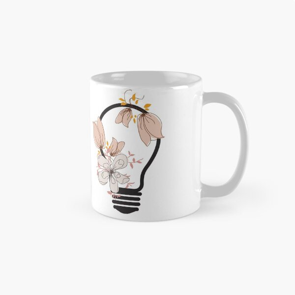 Item preview, Light bulb idea and orange flowers designed and sold by TumblesMumbles.