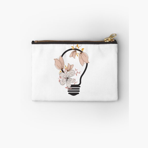 Item preview, Light bulb idea and orange flowers designed and sold by TumblesMumbles.