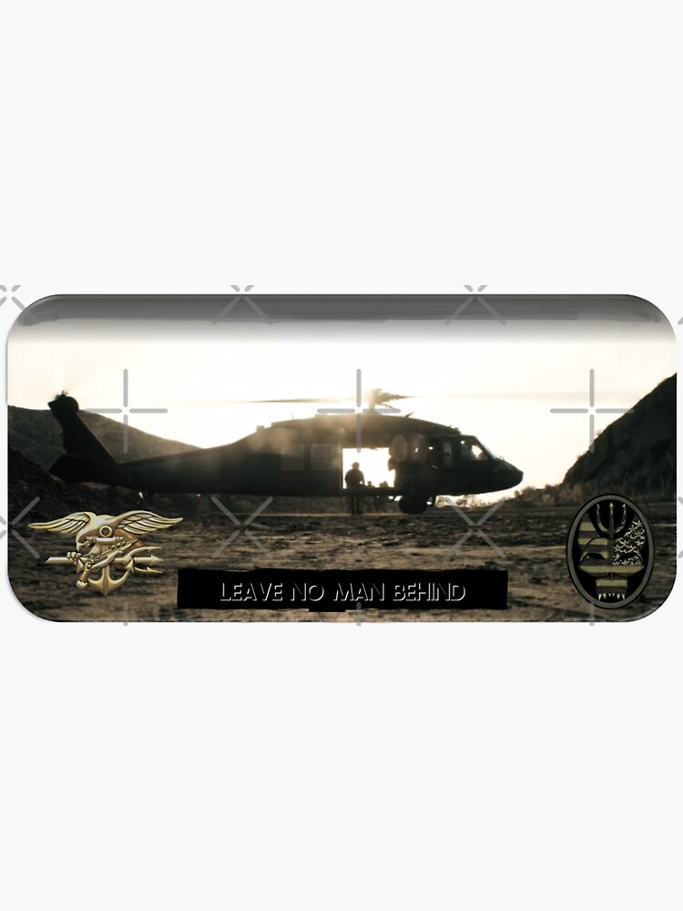 "SEAL TEAM LEAVES NO MAN BEHIND" Sticker for Sale by coffeecountyjim