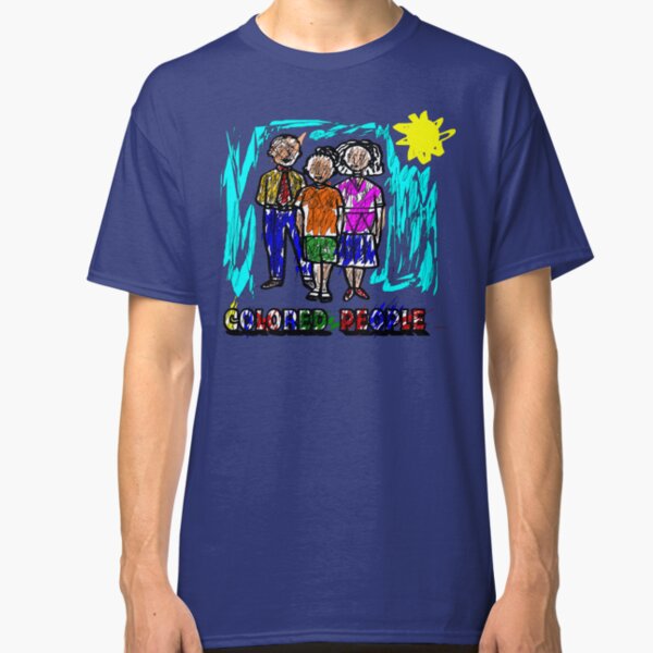 Funny Colored People Drawing Classic T-Shirt