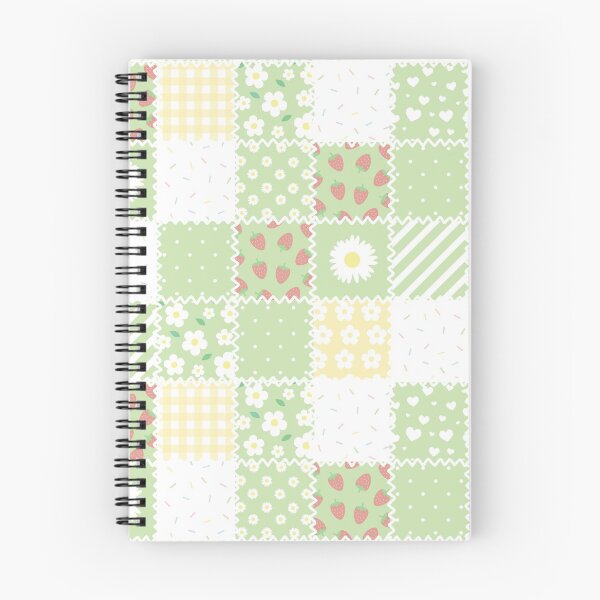 Item preview, Quilt Green Pastel Aesthetic Flowers Gingham Cozy Cottagecore designed and sold by candymoondesign.