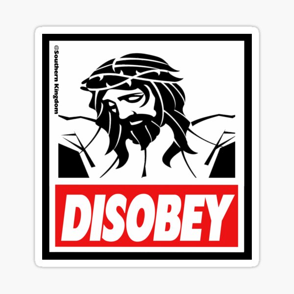 Disobey Sticker