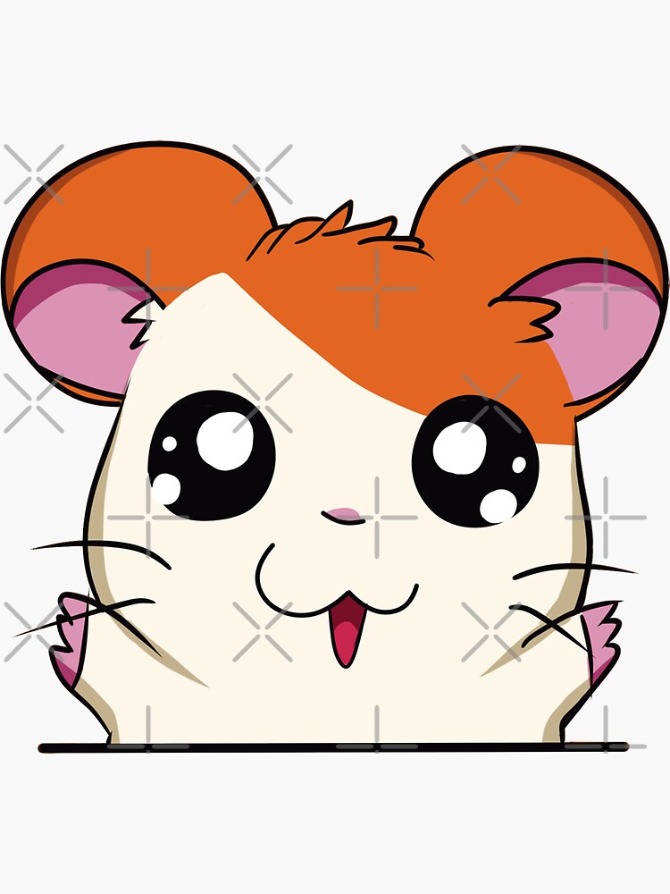 Cute Anime Hamster Sticker | Hamster