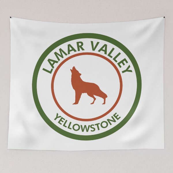 Item preview, Lamar Valley Yellowstone Wolf designed and sold by Esskay Designs.
