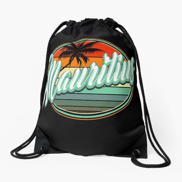 Mauritius Drawstring Bags Redbubble