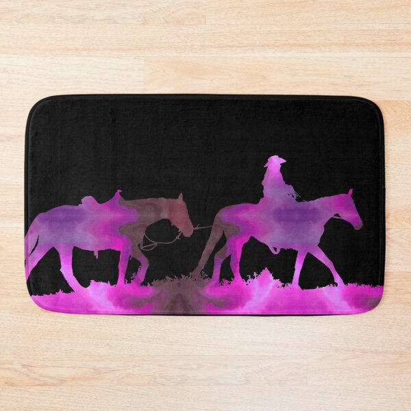 Item preview, Dark Pink Galaxy Western Horses designed and sold by FaithAndForest.