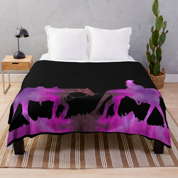 Item preview, Dark Pink Galaxy Western Horses designed and sold by FaithAndForest.