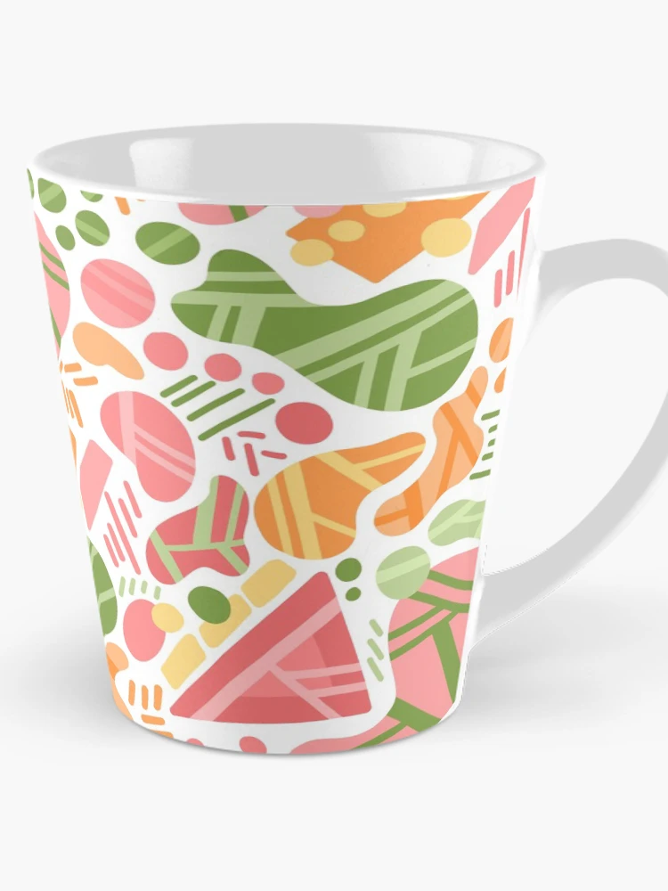 Thumbnail 1 of 4, Coffee Mug, Fun Abstract Shapes Pattern designed and sold by Squarebird.