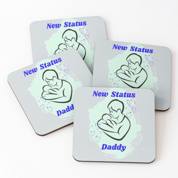 Item preview, New Status Brand New Daddy, My First Fathers Day, Promoted to Daddy Fathers Day, Super Stepdad Fathers Day designed and sold by Adri Barnard.