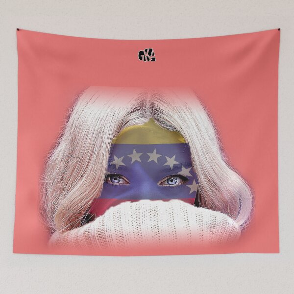 Item preview,  Venezuelans - Flag Face 02 designed and sold by GrafiKrama.