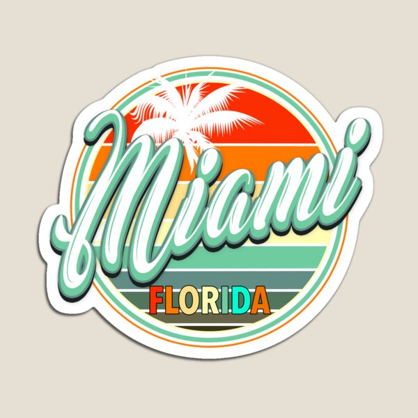 Summer Beach Holiday - Miami Magnet