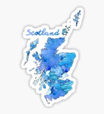 Watercolor Countries - Scotland Sticker