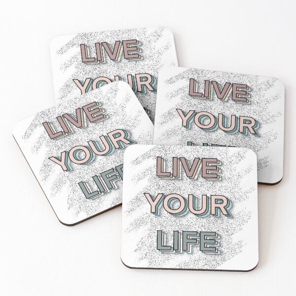Item preview, LIVE YOUR LIFE - Pastel Graphic designed and sold by Gccartworks.