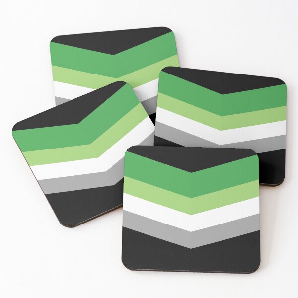 Item preview, Aromantic Pride Flag designed and sold by FallenFeline.