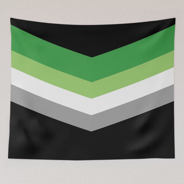 Item preview, Aromantic Pride Flag designed and sold by FallenFeline.
