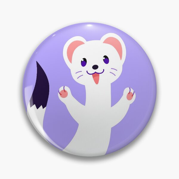 Item preview, Happy ermine! designed and sold by ErmineEclair.