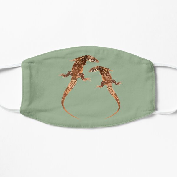 A is for Ackies Monitor Lizard Flat Mask