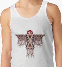 Red Native American Southwest-Style Thunderbird Tank Top