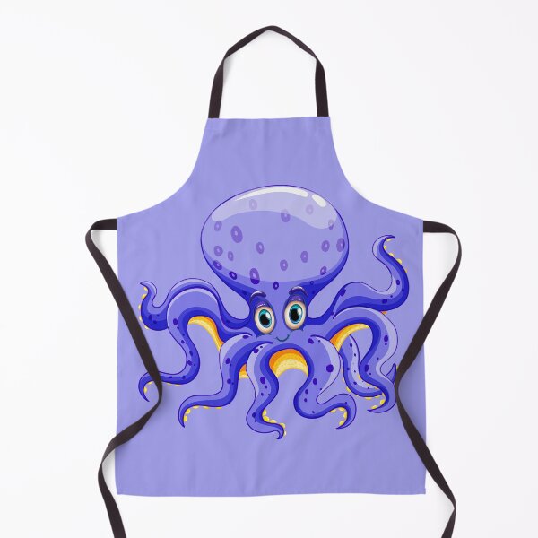 Item preview, Cute purple octopus illustration designed and sold by HamozStore.