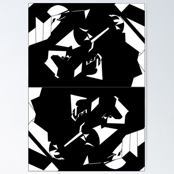 Item preview, Cosmis abstract B&W 9 designed and sold by Quinatzin.