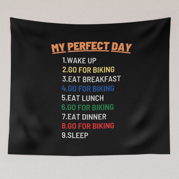 Item preview, My Perfect Day (Biking), Cool Biking designed and sold by KashifMohiuddin.