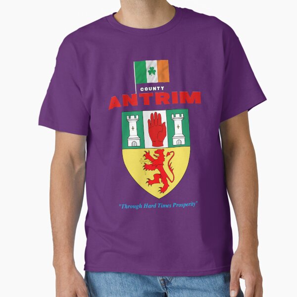 Vista previa del artículo con la obra «Condado de Antrim Irlanda - Escudo oficial», diseñado y vendido por CathalDevlin.