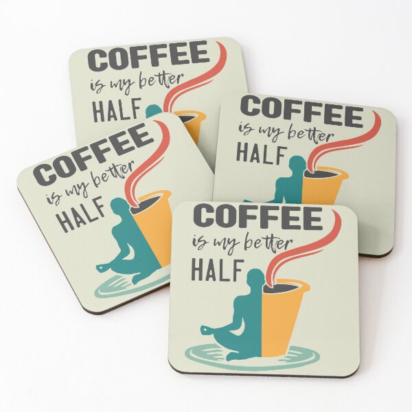 Item preview, Coffee Is My Better Half designed and sold by AlexSin.