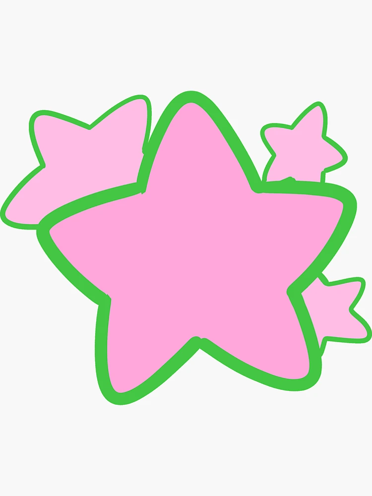 Cute Y2K Chibi Kawaii Pink Christmas Star Pet