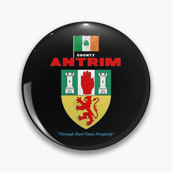 Item preview, County Antrim Ireland - Official Crest designed and sold by CathalDevlin.