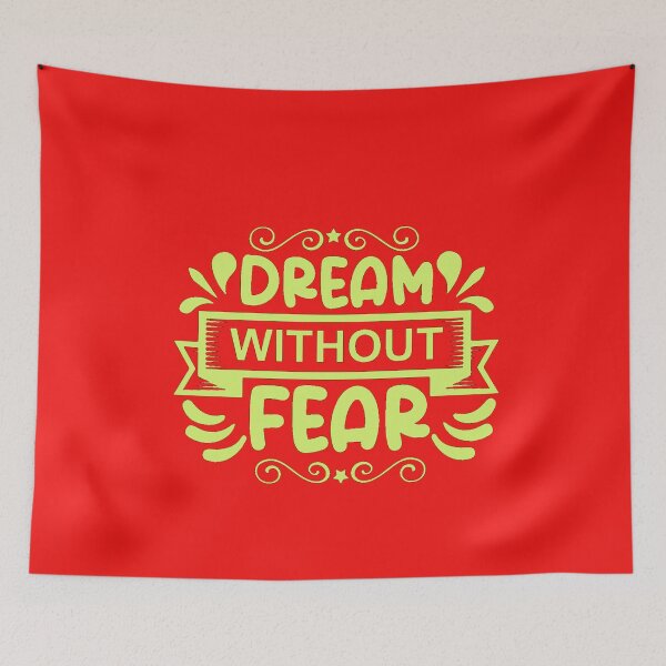 Item preview, Be Inspired To Dream Without Fear designed and sold by PaperDreamPod.