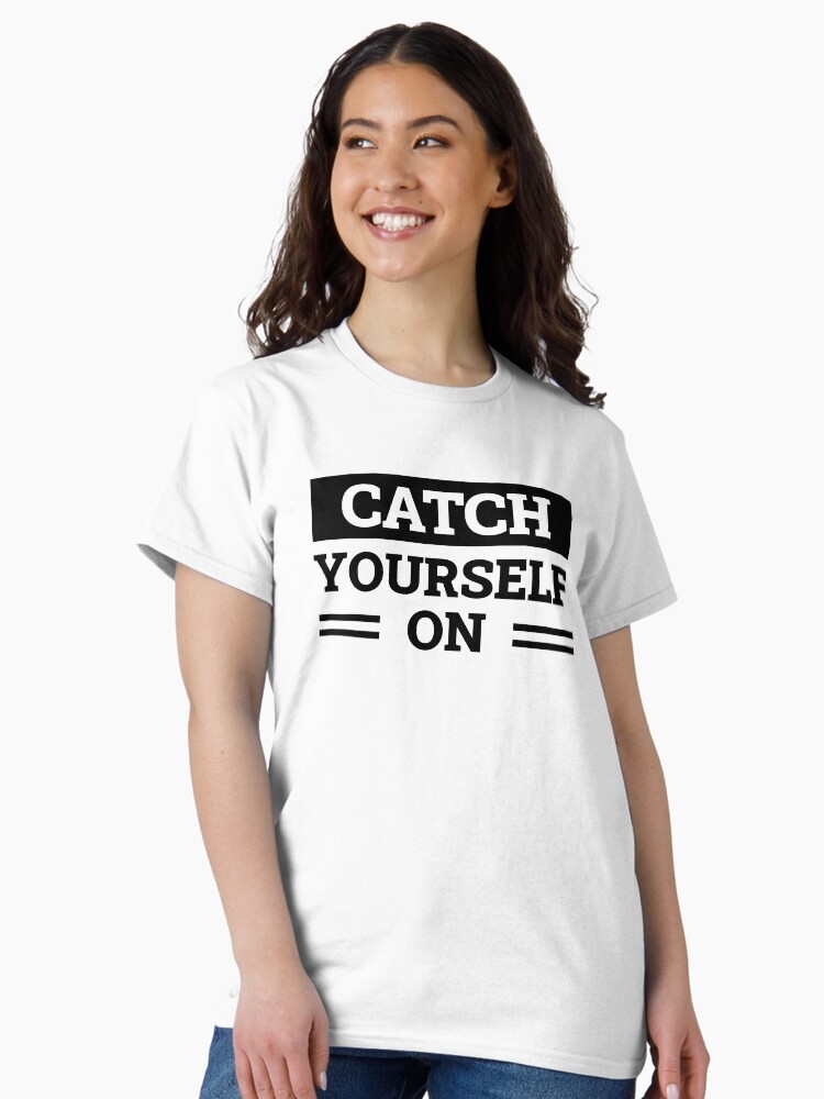 Imagen 2 de 7, Camiseta clásica con la obra Atrápate a ti mismo, diseñada y vendida por FilipeFerreira.