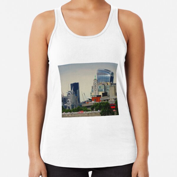 Walkie Talkie building, London Racerback Tank Top